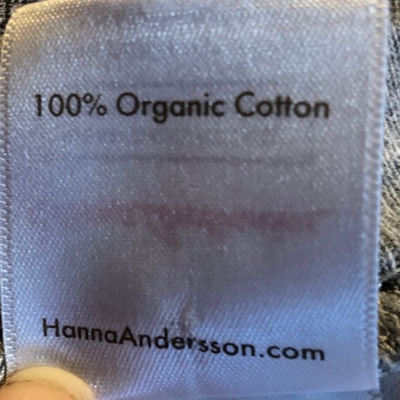 HANNA ANDERSSON - Infant Sleeper - Size 3-6 mo - White & Gray stripes - Picture 6 of 7